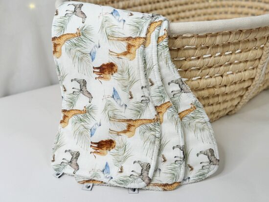 Muslīna dvielīši - 3 gb, safari