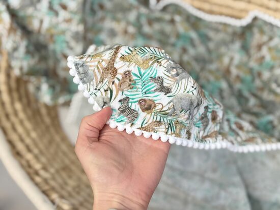 Muslīna sega - zaļie džungļi