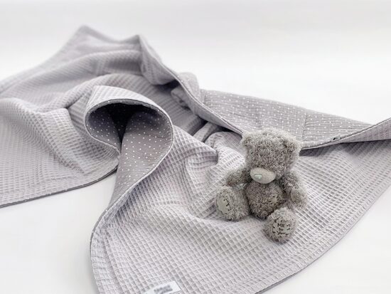 Biezā 100% Kokvilnas - pelēka